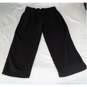 No Boundaries Sweatpants Mens XXL Black Excellent Wide Leg Fleece Lounge Pants